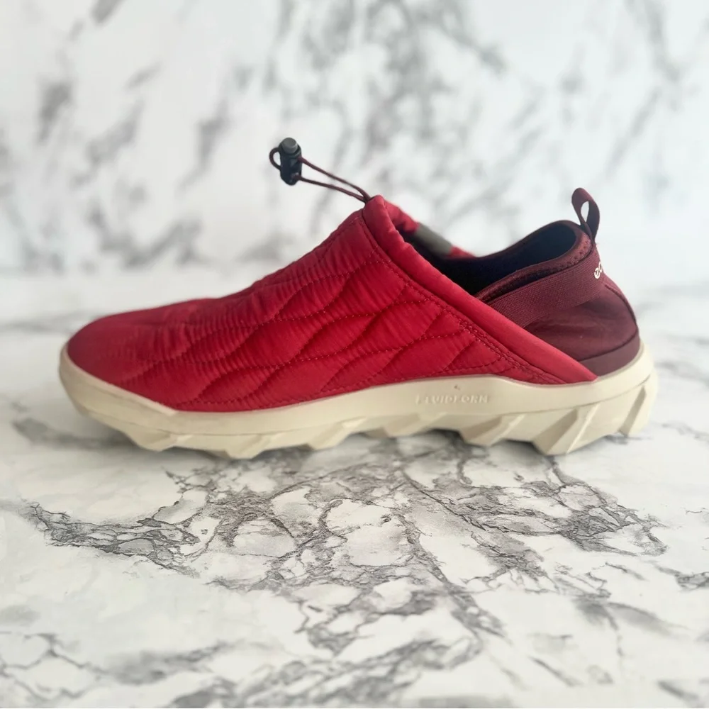 Ecco MX Quilted Red Chili Slipper Sneaker 10 Comfort Lounging